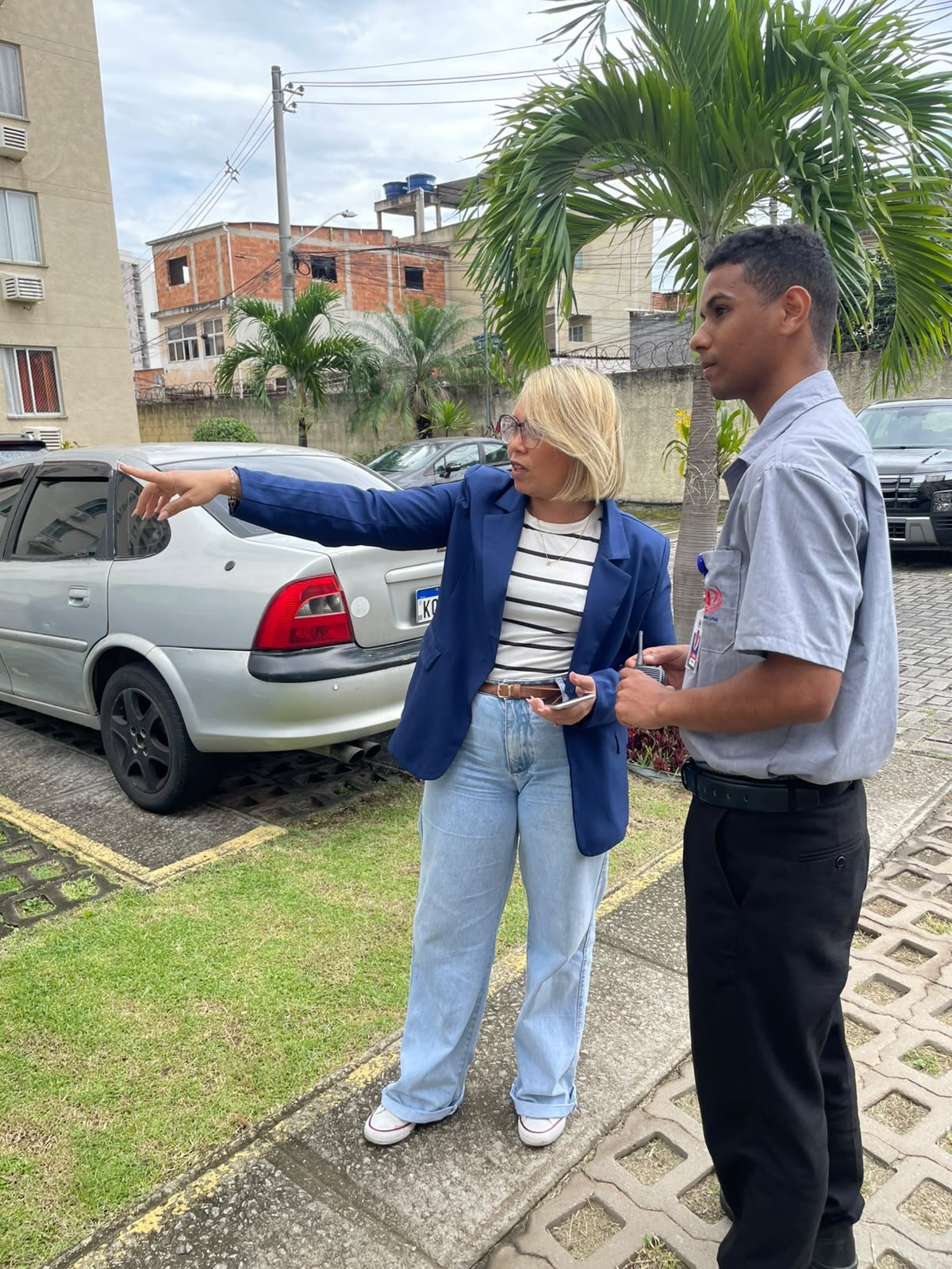 Visita da TJA para acompanhamento da operação e orientação da equipe em condomínio